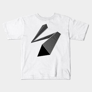 black triangles Kids T-Shirt